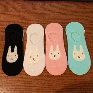 4 pairs bunny socks